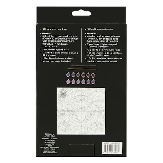 Bat Paint-by-Number Gallery Mini Kit by Artist's Loft®